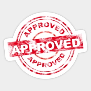 Approved! Sticker